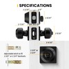 goldenwarm Exterior Deadbolt and Keyed Entry Door Knob Set, Key