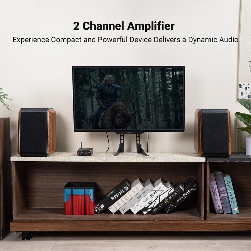 Fosi Audio BT20A Bluetooth Stereo Amplifier, 2 Channel Home Audio