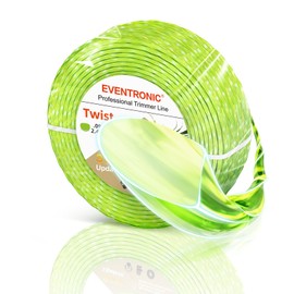 Weed Eater String, Eventronic 095 Trimmer Line of 150-Feet, Trimmer Line for Universal Replacement, Twist Weed Wacker String Fits Medium& Heavy Grass&Weeds, String Trimmer Line of Yellow Premium Nylon