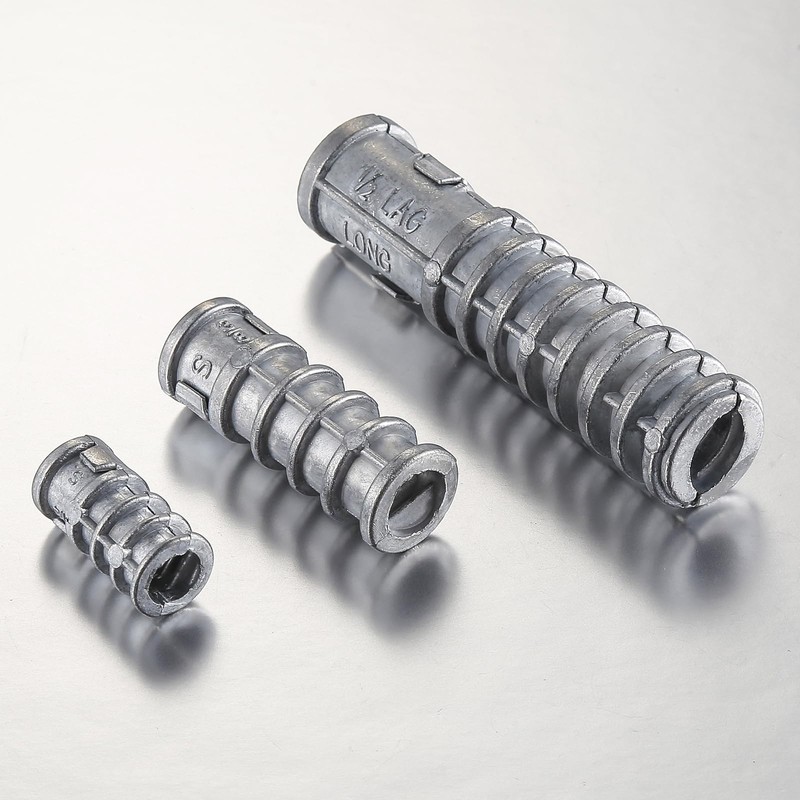 Wensilon(100pcs) 5/16 * 1-3/4 Lag Shield Anchor Long Zinc Alloy