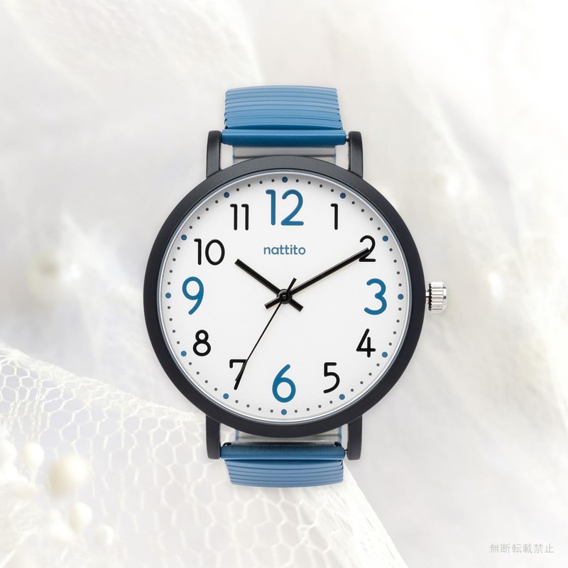 Fieldwork ST300-4 Women's Analog Metal Band, Bellows Strap, Stainless Steel,