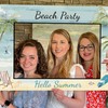 JeVenis Surf Party Photo Booth Props Frame Summer Pool Beach