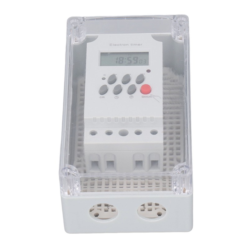 Swimming Pool Pump Timer Waterproof Digital Timer Box Programmable Time