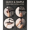 Veken High Pressure Rain Shower Head Combo with Extension Arm-