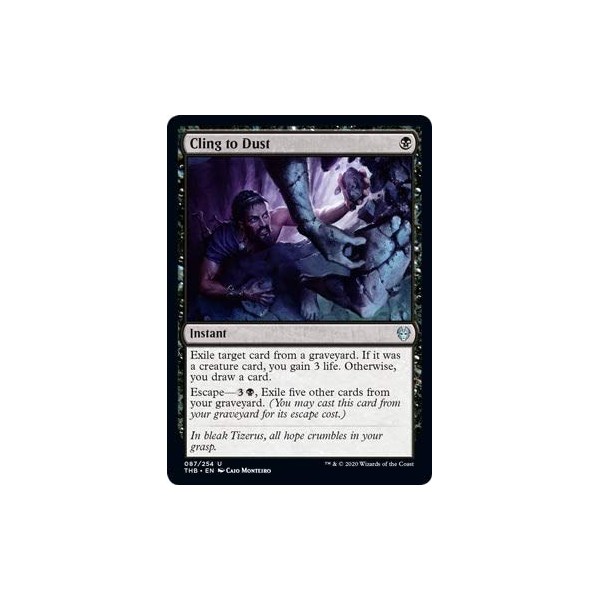 Magic: The Gathering - Cling to Dust - Foil - Theros Beyond Death