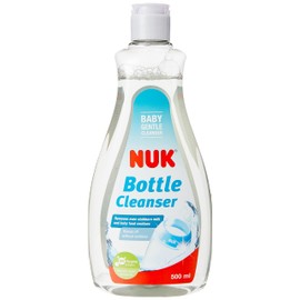 NUK Baby Bottle Cleanser | 500 ml | Ideal for Cleaning Baby Bottles, Teats & Accessories | Fragrance Free | pH Neutral | 100% Recycled Bottle