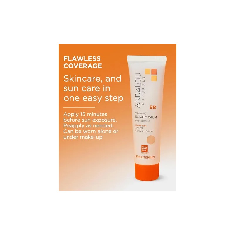 Andalou Naturals Vitamina C Bb Beauty Balm Sheer Tint Spf