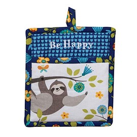 Kay Dee Designs Slow Sloth Pocket MITT Pot Holder, 8 x 9, Various