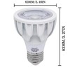 PAR20 LED Bulb 6000K Daylight White Dimmable 12W E26 Medium