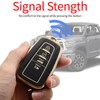 Hoespen for Toyota Key Fob Cover with Keychain Premium TPU