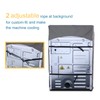 AKEfit Washing Machine Cover, Zipper Design,Fit for Outside Top or