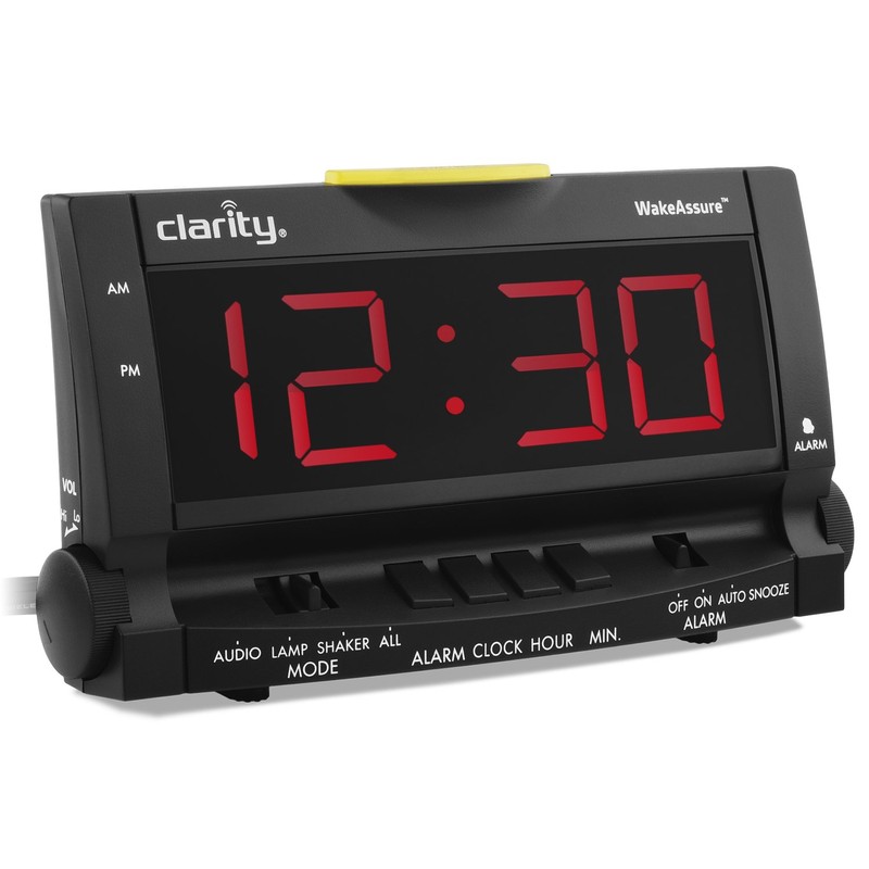Wake Assure Alarm Clock 85dB - Black