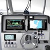 Xhtechnology Marine Boat Rocker Switch Panel,Waterproof 6 Gang Toggle Switch