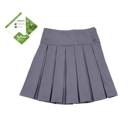 Bienzoe Girls’ Durable Teflon & Stretchable School Uniform Pleated Skirts -