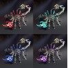 Articulated Mechanical Scorpion Model, Metallic Finish, Made with Aloy and