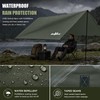 Waterproof Camping Tarp Shelter Awning Hammock Tarp 10x10Ft