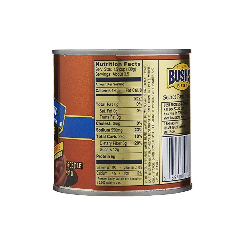 BUSH'S BEST Baked Beans Vegetarian 454g 160z