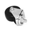 Stem Casters 65mm/2.6in 360° Rotation Low Noise Furniture Movable Mounting