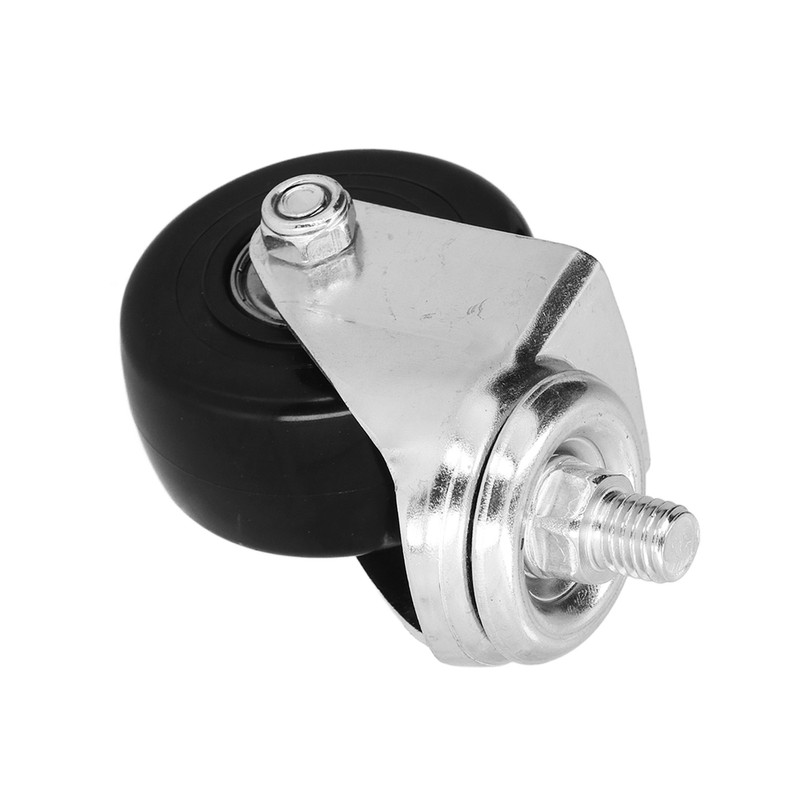 Stem Casters 65mm/2.6in 360° Rotation Low Noise Furniture Movable Mounting
