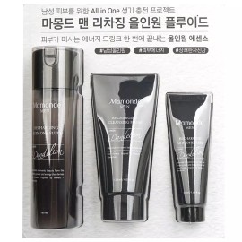 Homme 옴므 맨 남성 올인원 클렌징폼 세트 180ml Homme Men's All-in-One Cleansing Foam Set 180ml