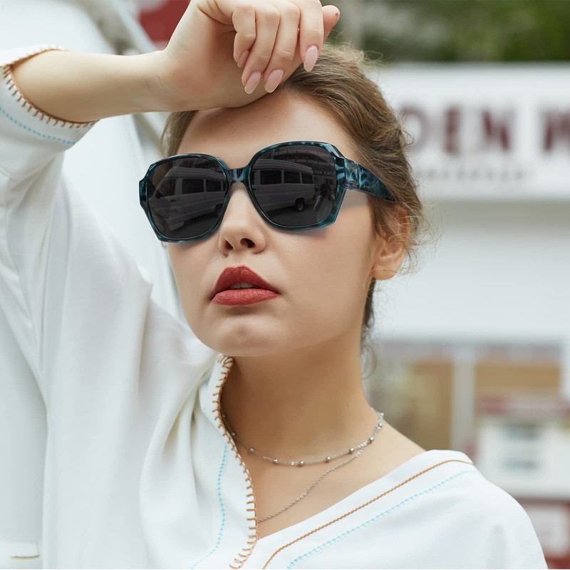 Face Shadow Women's Polarised Over Sunglasses for Glasses Wearers, UV
