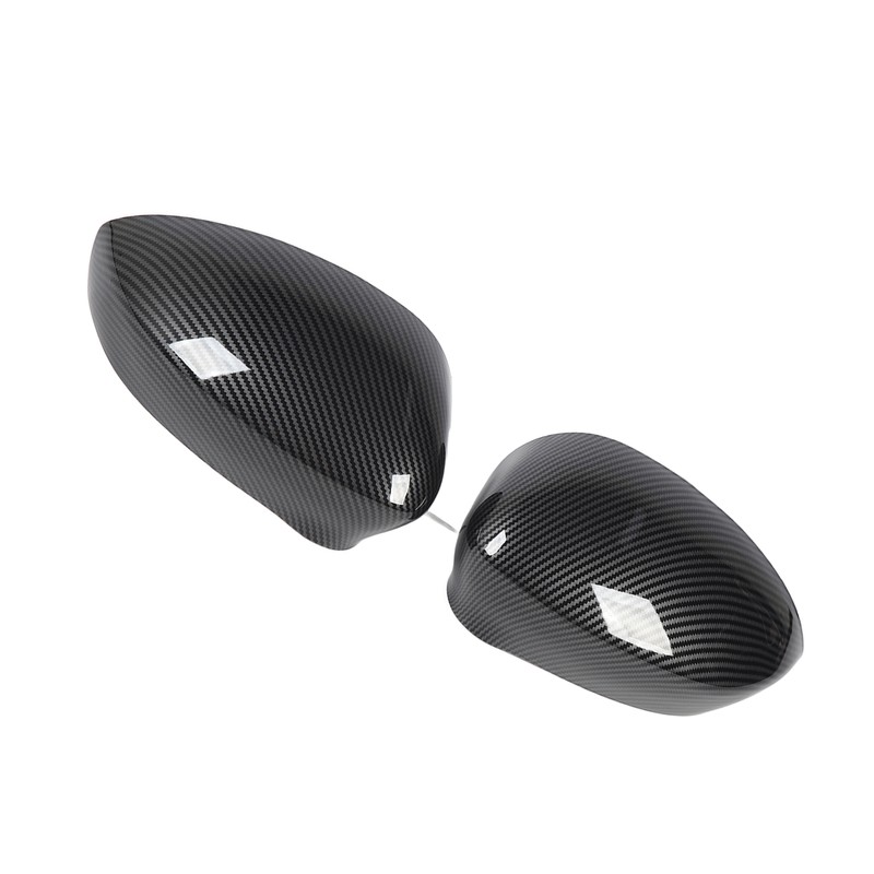 2 Pcs Door Side Rearview Mirror Cover Cap Left Right