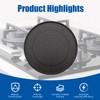 Loszaral 4-Pcs Gas Stove Burner Cap Set - Burner Cover