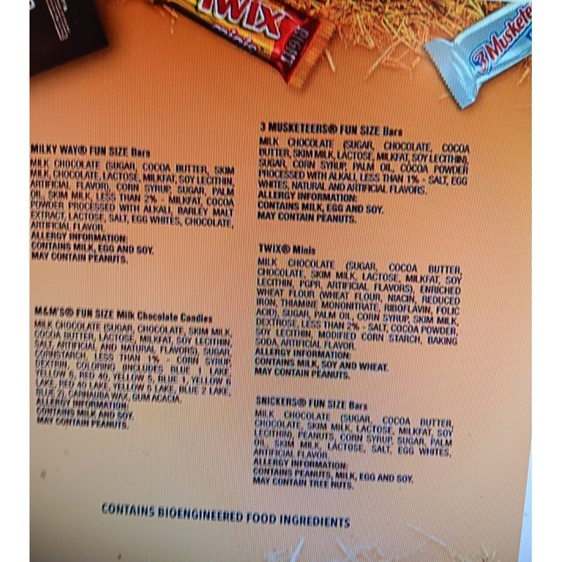 MARS MILK CHOCOLATE VARIETY PACK CANDY, FUN SIZE SNICKERS/TWIX (145