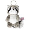 NICI 47869 Key Ring Raccoon Rod 10 cm, Animal Print,