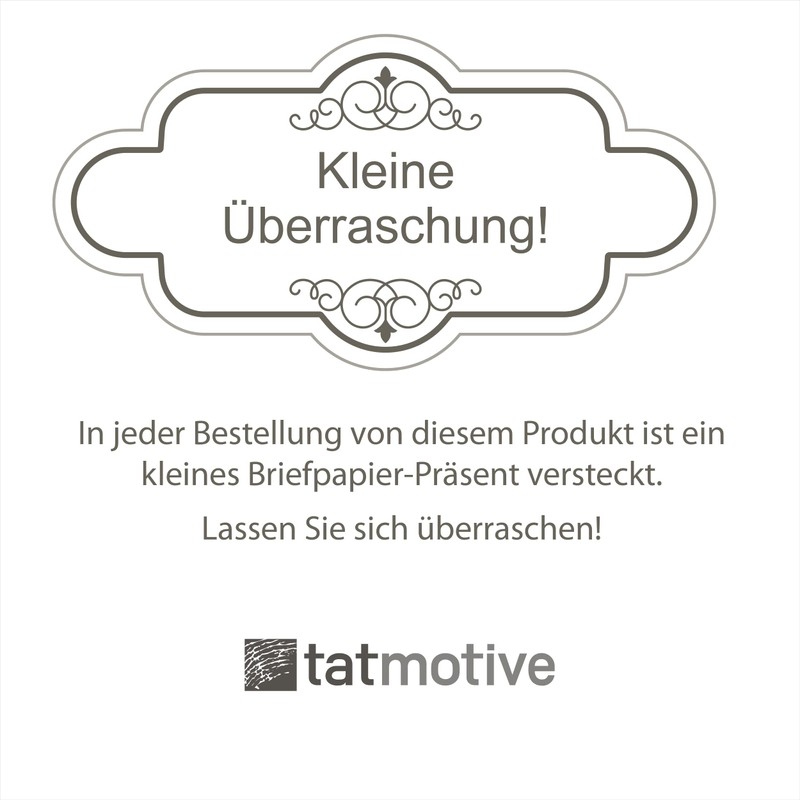 TATMOTIVE Letter Paper Cardboard Vintage Retro DIN A4, 170 g/m²,