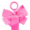 Wrapables Hair Clip and Hair Bow Holder, Hot Pink Polka
