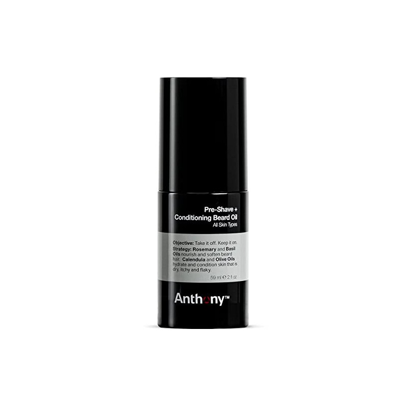 Anthony Pre-Shave and Conditioning Beard Oil, 2 ounces
