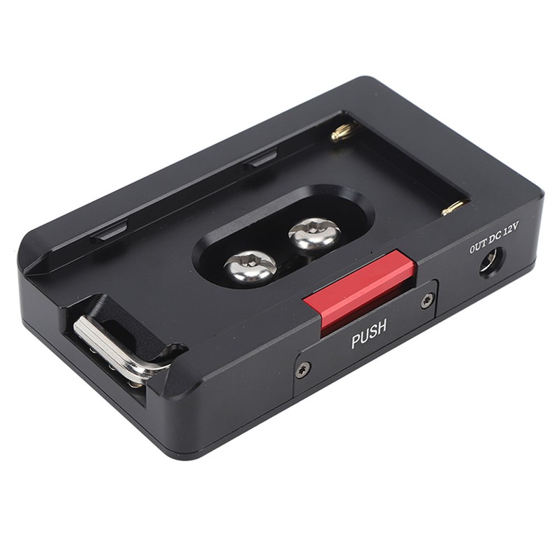 NP F Battery Adapter Plate Non Slip Self Locking Button