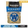 Western Premium BBQ Products Hickory BBQ Smoking Chips, 180 Cu
