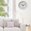 HZDHCLH Wall Clock, Stylish, Continuous Second Hand, Silent, Wall Clock...