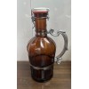 Muster Geschutzt 2L Amber Glass Beer Growler With Ornate Handle