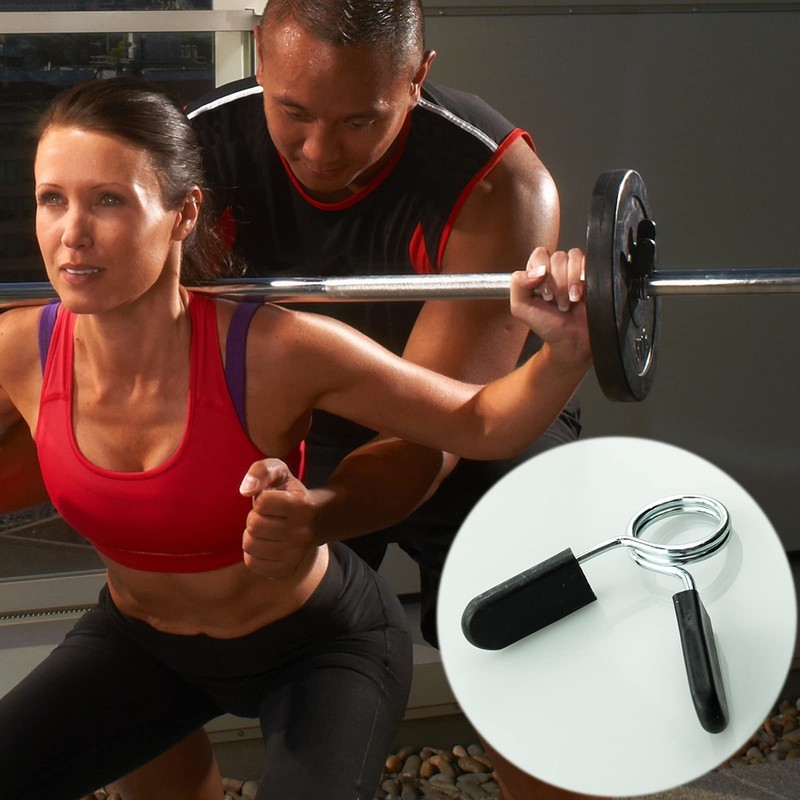 LAMXD Spring Collar Clips, Dumbbell Lock Clips, Weight Clips for