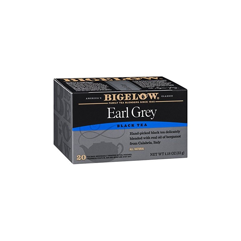 Bigelow Tea Earl Grey 20 Count (Pack of 6)