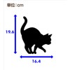 東洋ケース LED照明 壁掛け 照明 ウォールライト CATWallLight2 うずうず ブラック 本体サイズ:幅16.4×奥行2.1×高さ19.6cm TL-CWL2-04