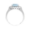 Esse Marcasite Sterling Silver Black Enamel Victorian Blue Topaz &