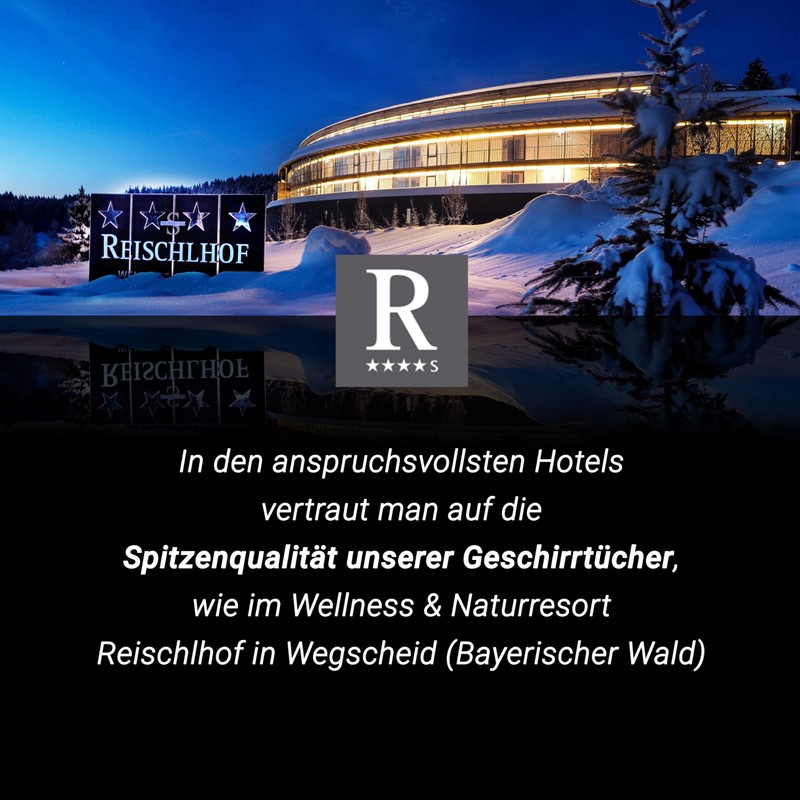 'Chef's Quality ZOLLNER® Set of 5 Tea Towels 50 x 70 cm – Various Colours