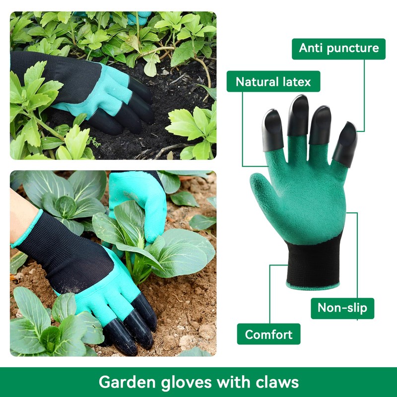 ELECROW Weed Puller Tools, 2 Pcs Hand Weeder, Weed Remover