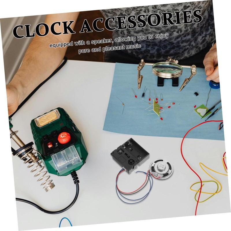 ABOOFAN Clock Movement Kit Silent Mechanism with Hourly Chime for