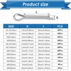 Eoppen 230Pcs Cotter Pin Assortment Kit - 304 Stainless Steel