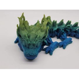 Articulated Woodland Dragon 3-D Printed