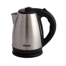 IMUSA USA GAU-18220 1.8 Liter Cordless Stainless Steel Electric Tea Kettle with Easy To Serve Pouring Spout