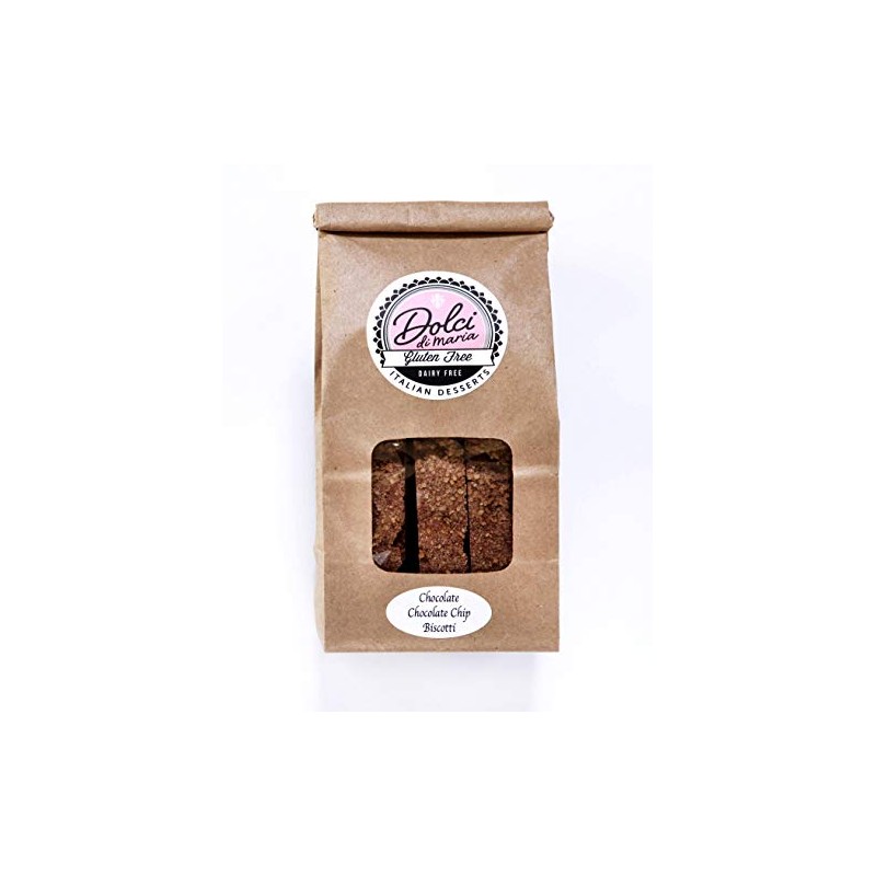 Dolci di Maria Gluten Free Chocolate Chocolate Chip Biscotti |