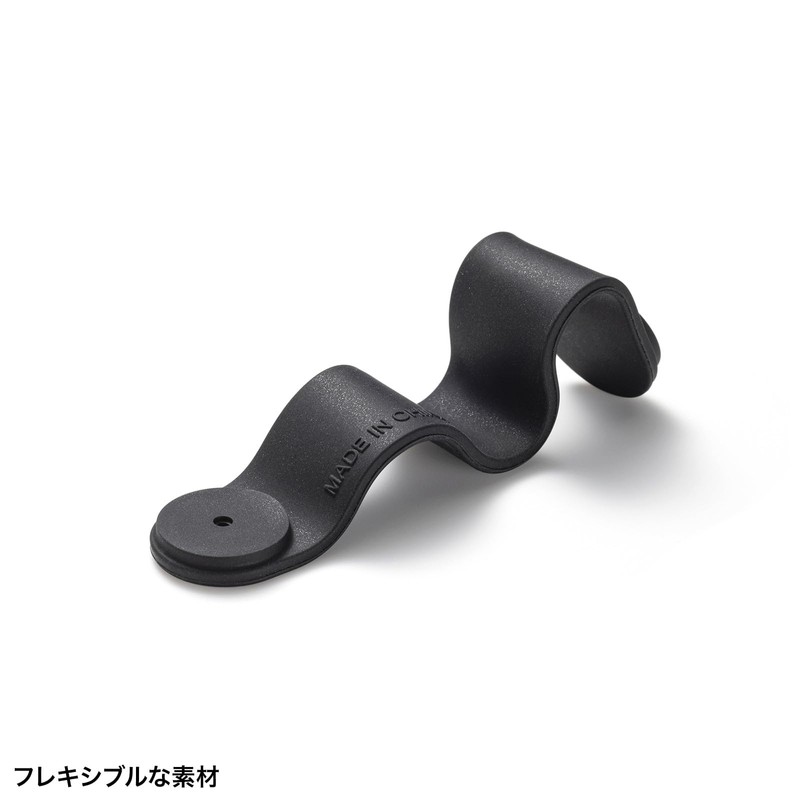 Sanwa Supply CA-517BK Magnetic Cable Clips (Black, 5 Pieces)
