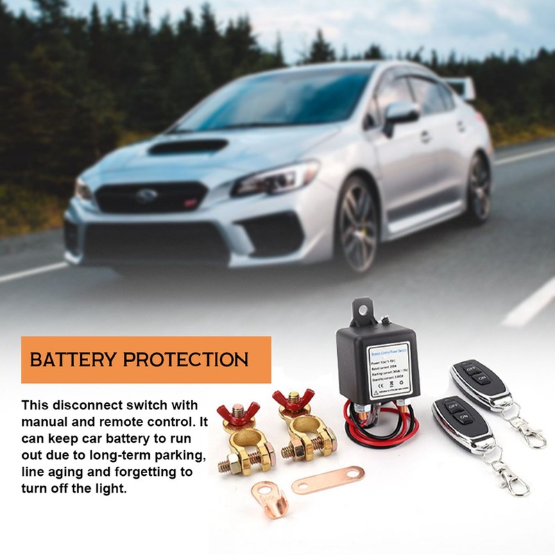 Car Battery Disconnect Switch 200A Low Consumption Battery Leakage Prevention