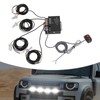 HID Strobe Bulbs, 80W Hideaway Strobe Lights Kit with 4